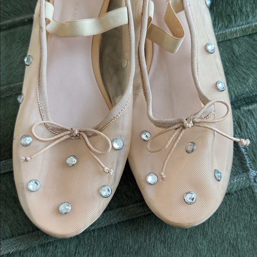 Loeffler Randall Leonie Crystal Ballet Flats - Picture 3 of 8